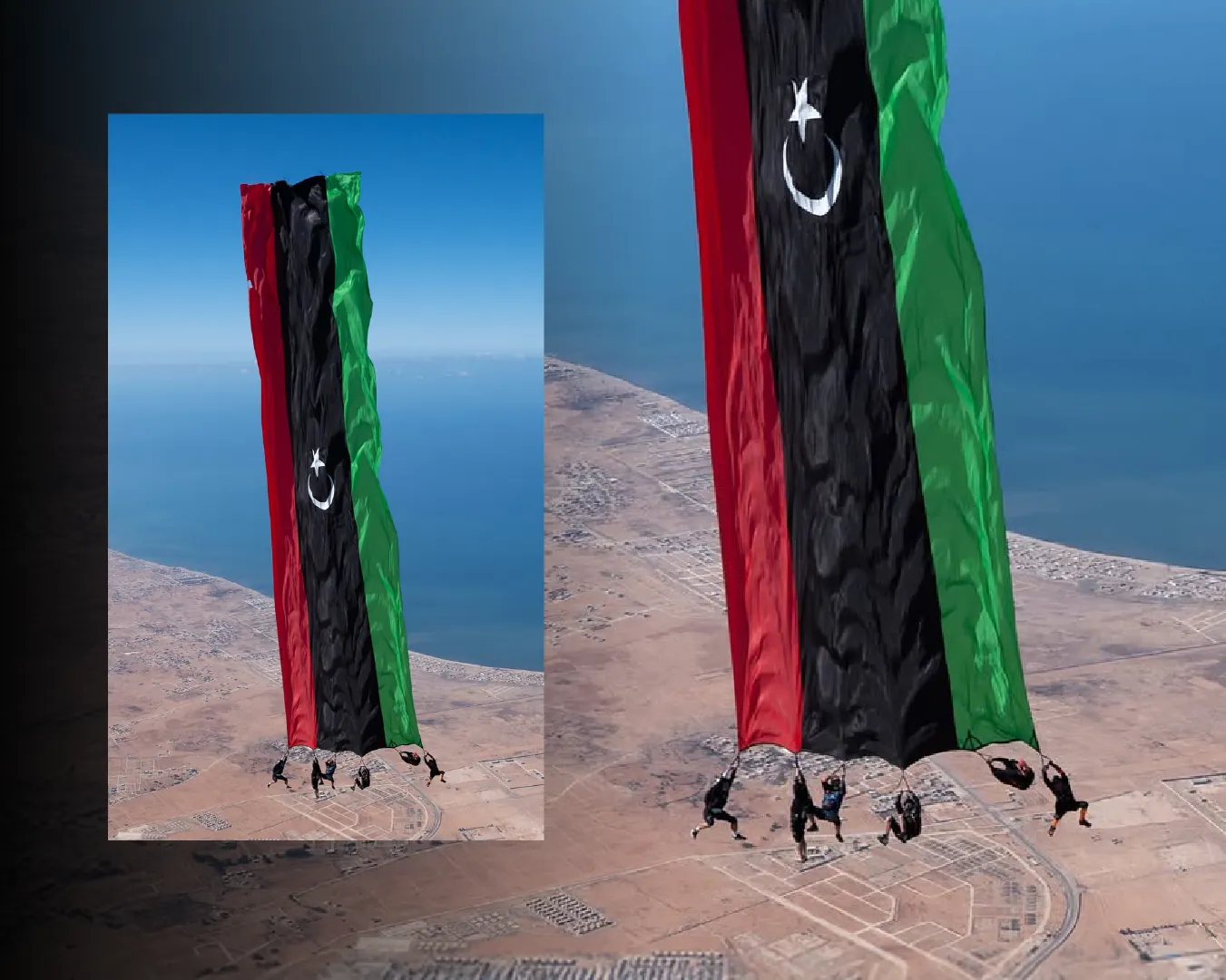 Largest freefall flag ever flown