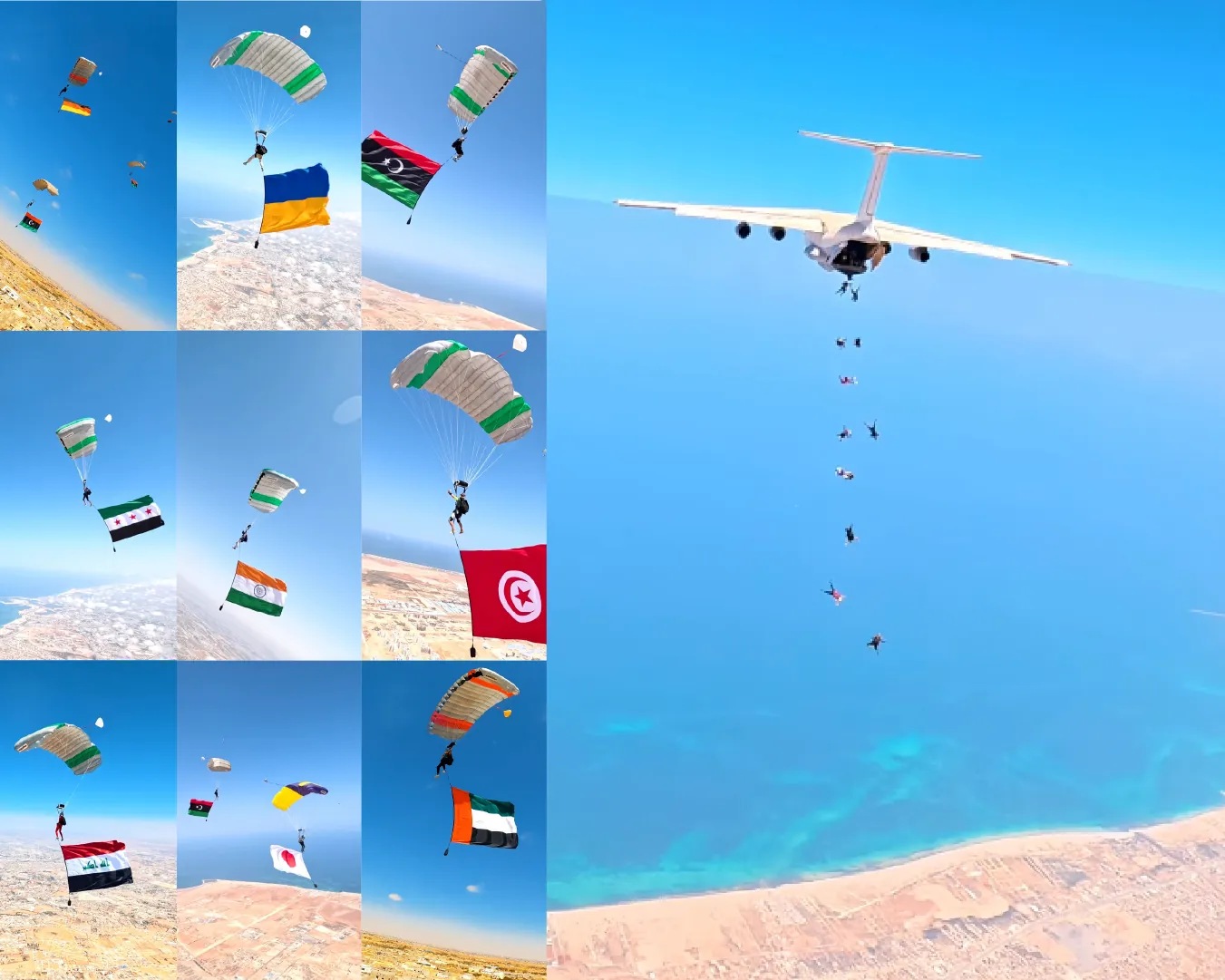 Most Flags Flown in Skydive